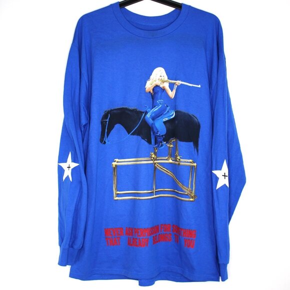 Cowboy Carter Mens Large Beyonce World Tour Concert T-Shirt NEW F1279 - Picture 1 of 7